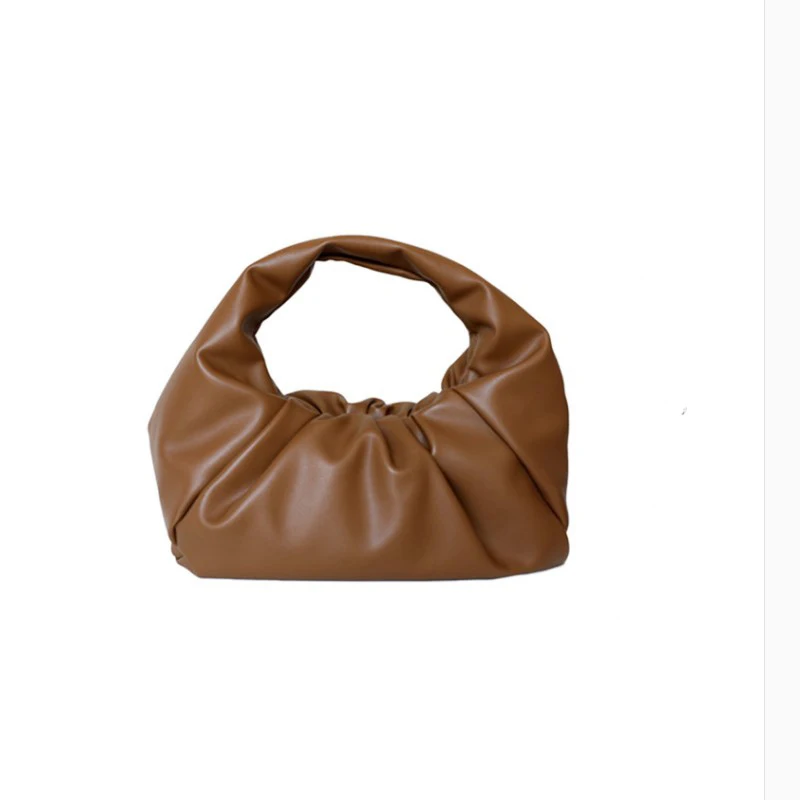 

High-quality Comfortable Croissant Female New Fashion Fold Large Capacity Cloud Bags Shoulder Portable Armpit Bags Famous Brand