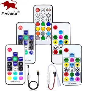 Контроллер светодиодной ленсветильник WS2811 WS2812B USBDC MINI 3 клавиши RF 141721 клавиша Светодиодная лента пульт дистанционного управления DC5-24V