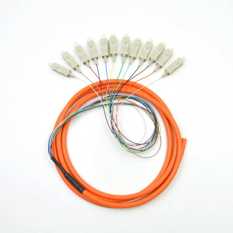 12 нитей 62 5/125 Волоконно оптические Косички 1 5 м SC/APC Multimode|Оптоволоконное