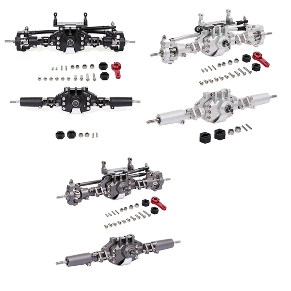 

SCX10 Metal CNC Anodized Full Front Rear Portal Axle for 1/10 RC Crawler Car Axial SCX10 II 90046 90047 Upgrade Parts