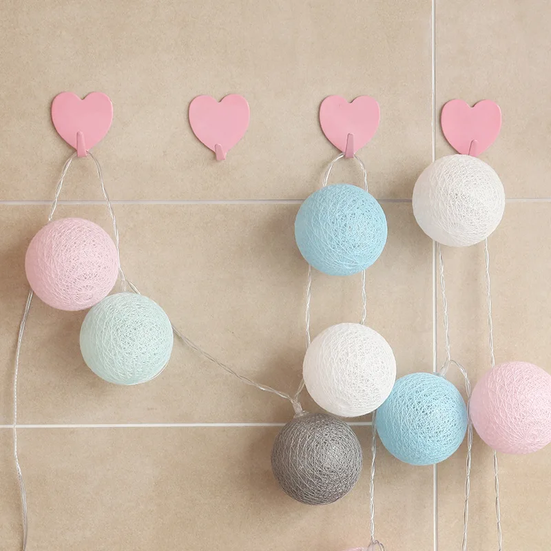 Симпатичный настенный крючок простой розовый серебряный из нержавеющей стали