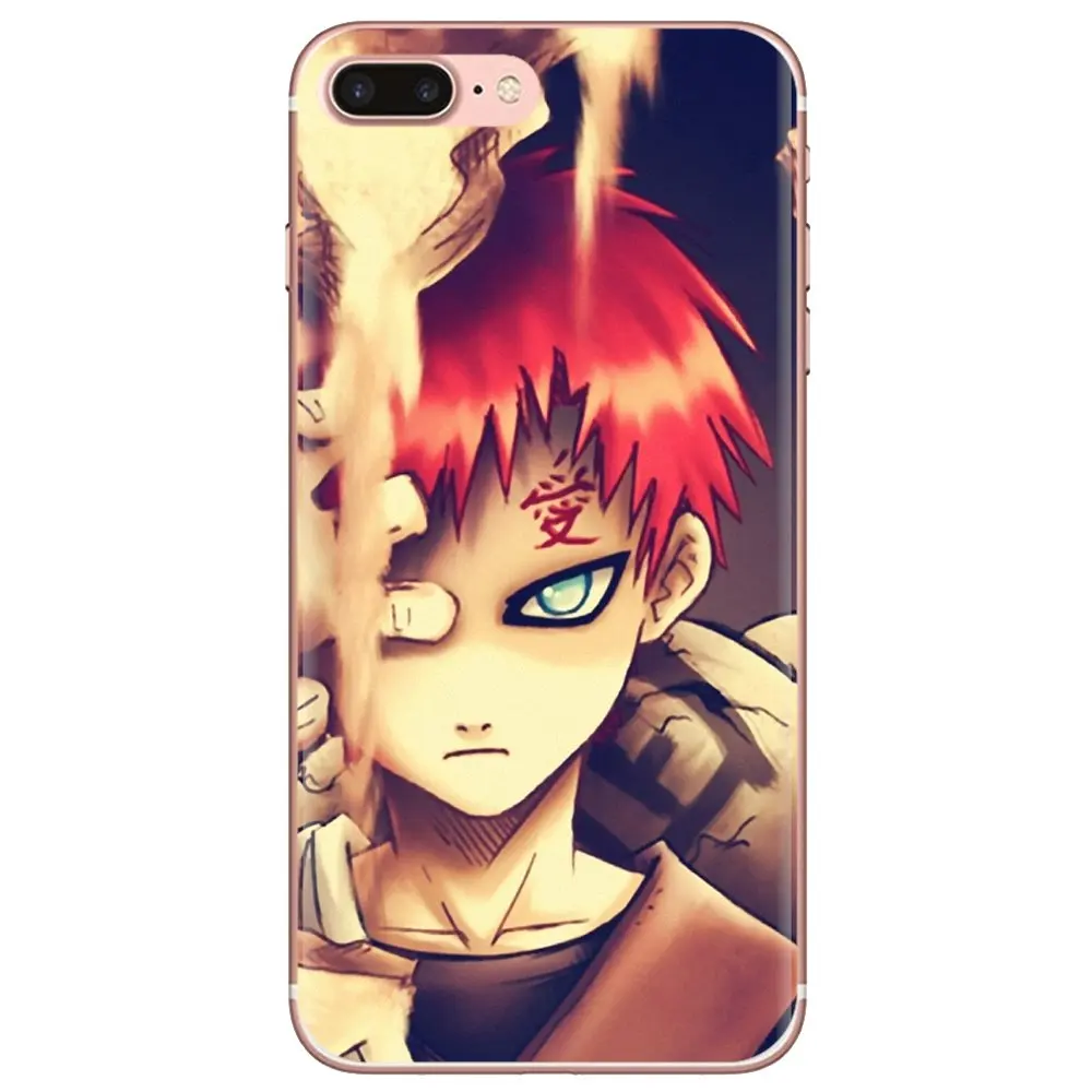 Силиконовый чехол для телефона iPhone 11 Pro 4 4S 5 5S SE 5C 6 6S 7 8 X XR XS Plus Max iPod Touch Anime Naruto Gaara |