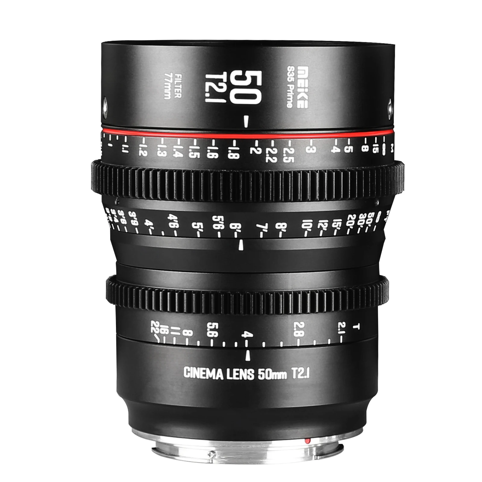Meike Prime 50 мм T2.1 Super 35 рамка кинокамеры системы для Canon камеры s с