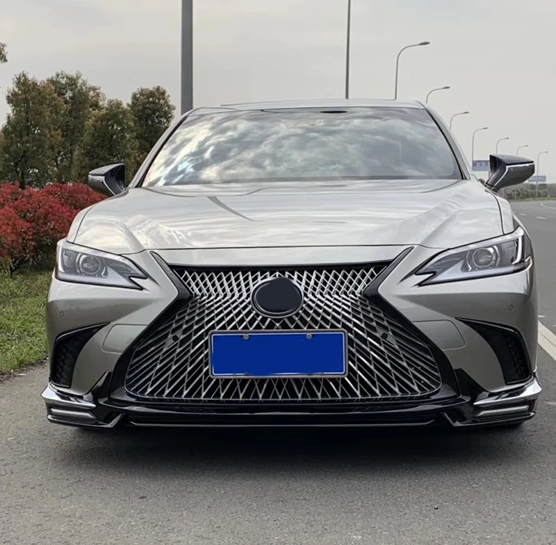 Комплект кузова автомобиля переднего и заднего бампера для губ Lexus ES 350 300h спойлер, диффузор сплиттерная губа боковые юбки
