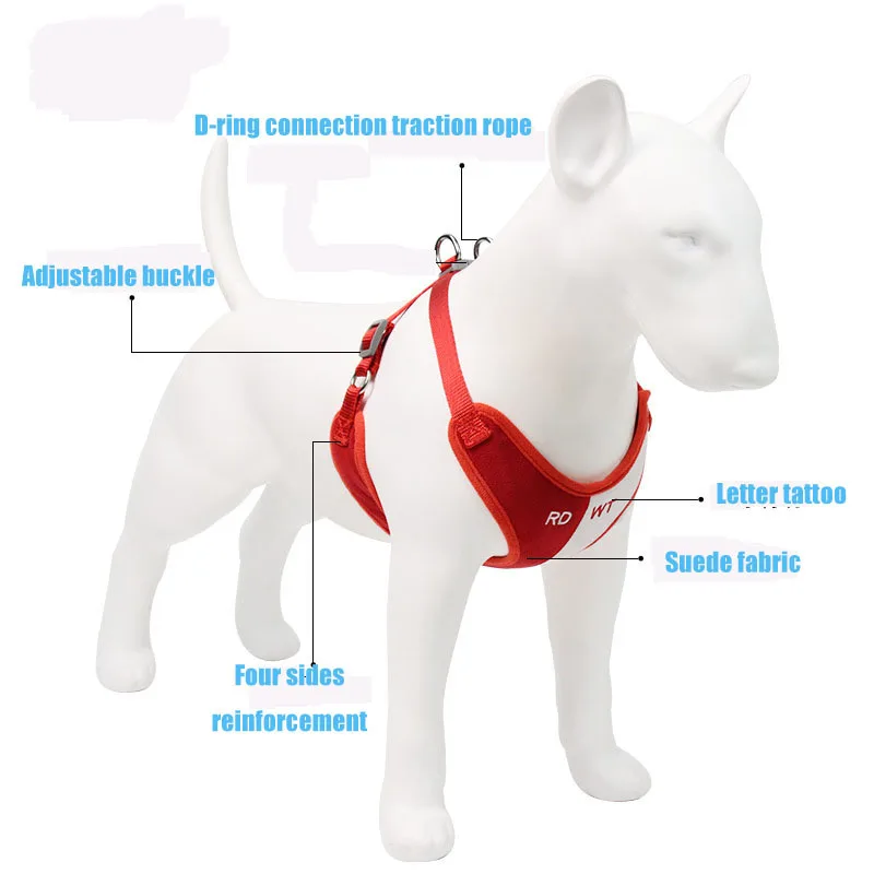 

dog harness and leash set dog accessories dog collar dog harness harness fashion Pet supplies