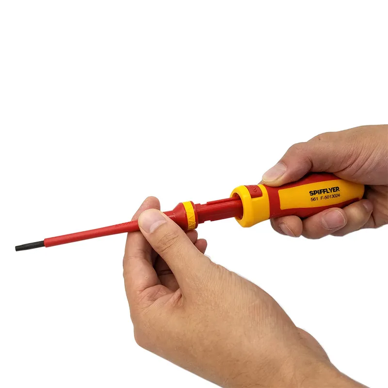 

13 Pcs VDE Insulated Screwdriver Set CR- Voltage 1000V Magnetic Phillips Slotted Screwdriver Durable Hand Tools