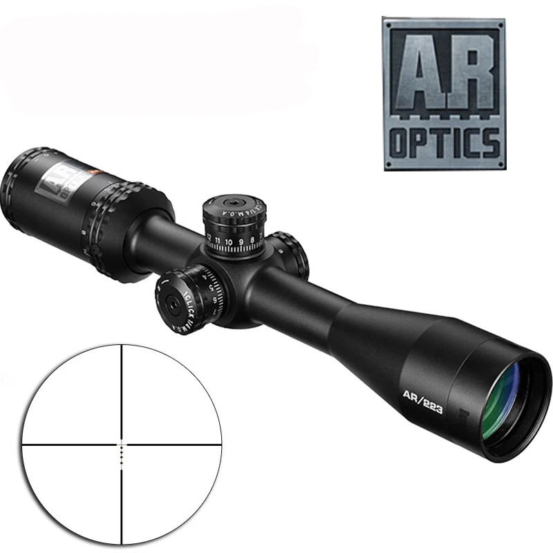 4,5-18x40 AR оптика Drop Zone-223 тактический прицел с целевыми башенками охотничьи прицелы для снайперской винтовки
