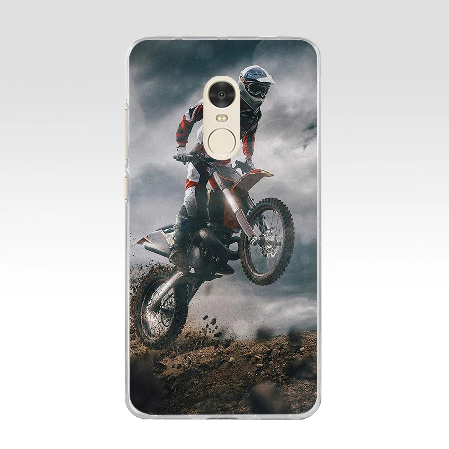 226FG moto cross dirtbikes Мягкий Силиконовый ТПУ чехол для телефона xiaomi redmi 7 7a note 4A 4X 6 Pro 6A |