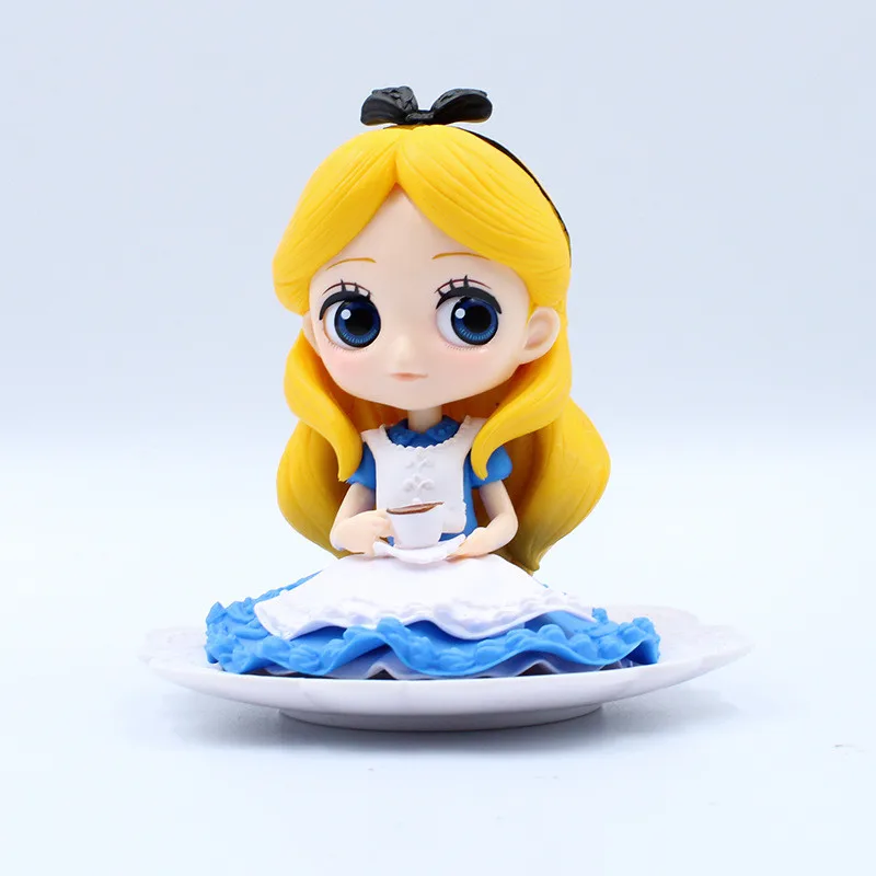 Disney's new sitting fairy tale princess Snow White Alice Mermaid Cinderella Scenery Cake children's toys Girlsɻirthday Gifts |