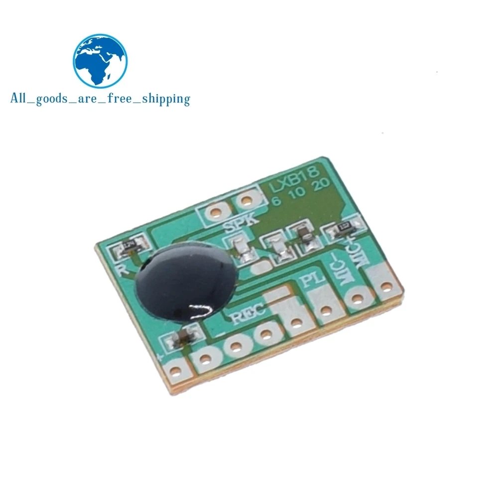 TZT ISD1806 6S звуковая записываемая микросхема IC Голосовая музыка говорящий рекордер модуль 8ohm динамик электронный подарок открытка 3-4,5 в