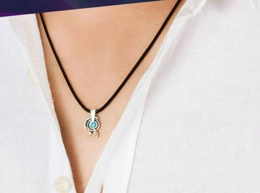 Anime NO GAME LIFE Dora Jibril Pendant Silver Necklaces Cosplay Props Jewelry Birthday Gift Necklace | Тематическая одежда и