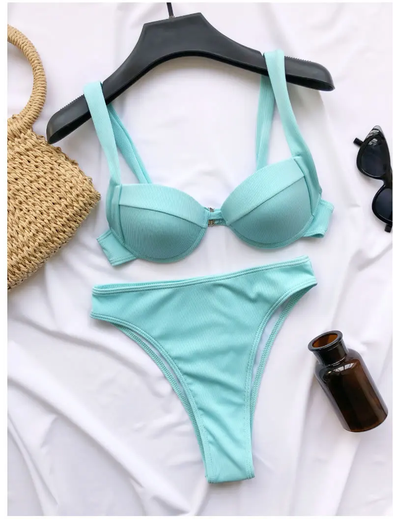 

Bikini 2020 2 Piece Set Women Bathing Suits Woman 2020 Swimsuit Swimming Suit For High Waist