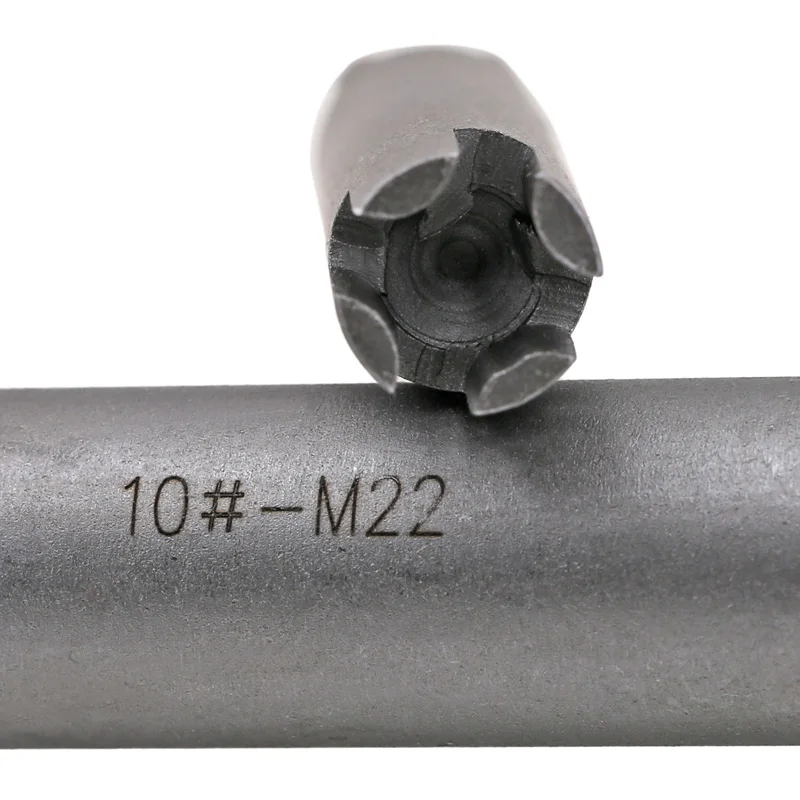 

Broken Head Tap Extractor Set Damaged Nut Bolt Remover Kit Stud Extractor Screw Remover Steel Broken Head M4-M22