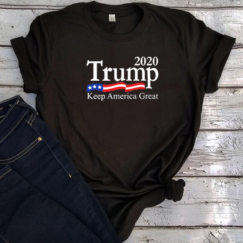 

Рубашка с изображением Трампа 2020, Великолепная Женская футболка в американском стиле 90-х, графические футболки, топ с принтом «холодный Тра...