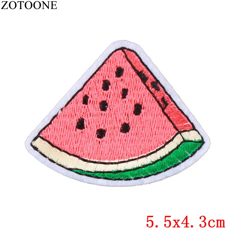 

ZOTOONE Iron on Patch Heart Rainbow Fries Letter Patches for Clothing Sew on Heat Transfer DIY Embroidered Application Fabric G