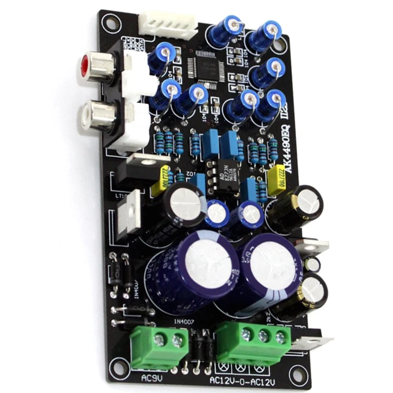 Собранный ЦАП Ak4490Eq Ak4490 Ii2S Поддержка 32 бит 768K Hi-Fi декодер | Электроника