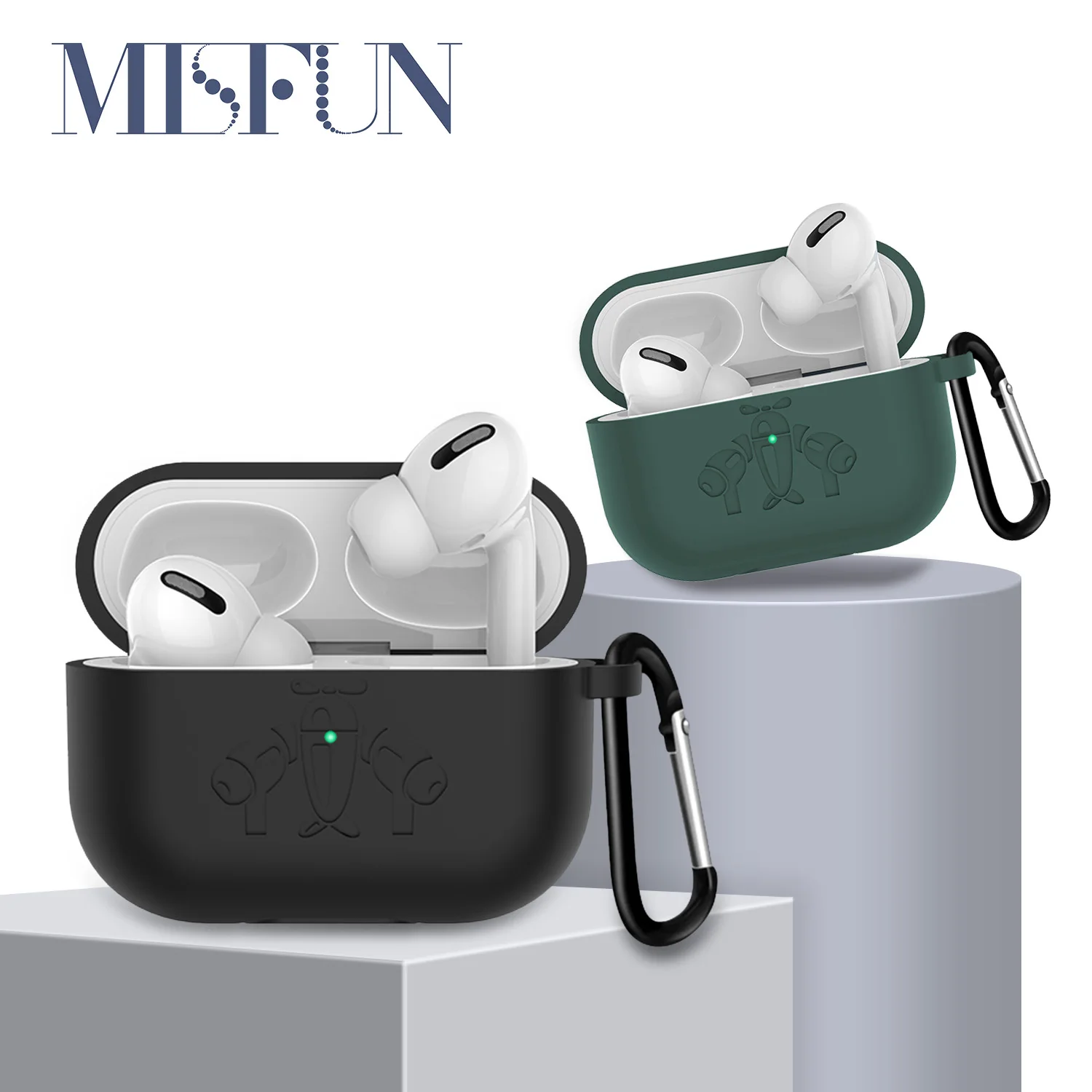 Чехол MISFUN для Airpods Pro премиум силиконовый чехол защитный / 3 2020 с