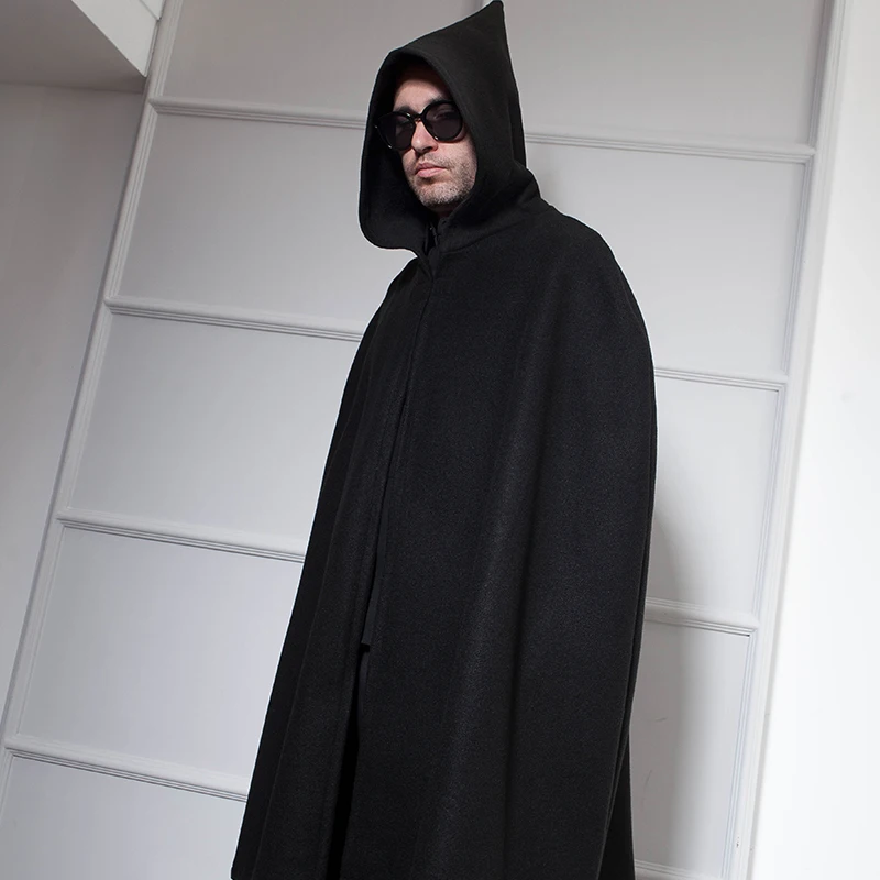 Шерстяное пальто длинное британский стиль Корейская версия свободное с