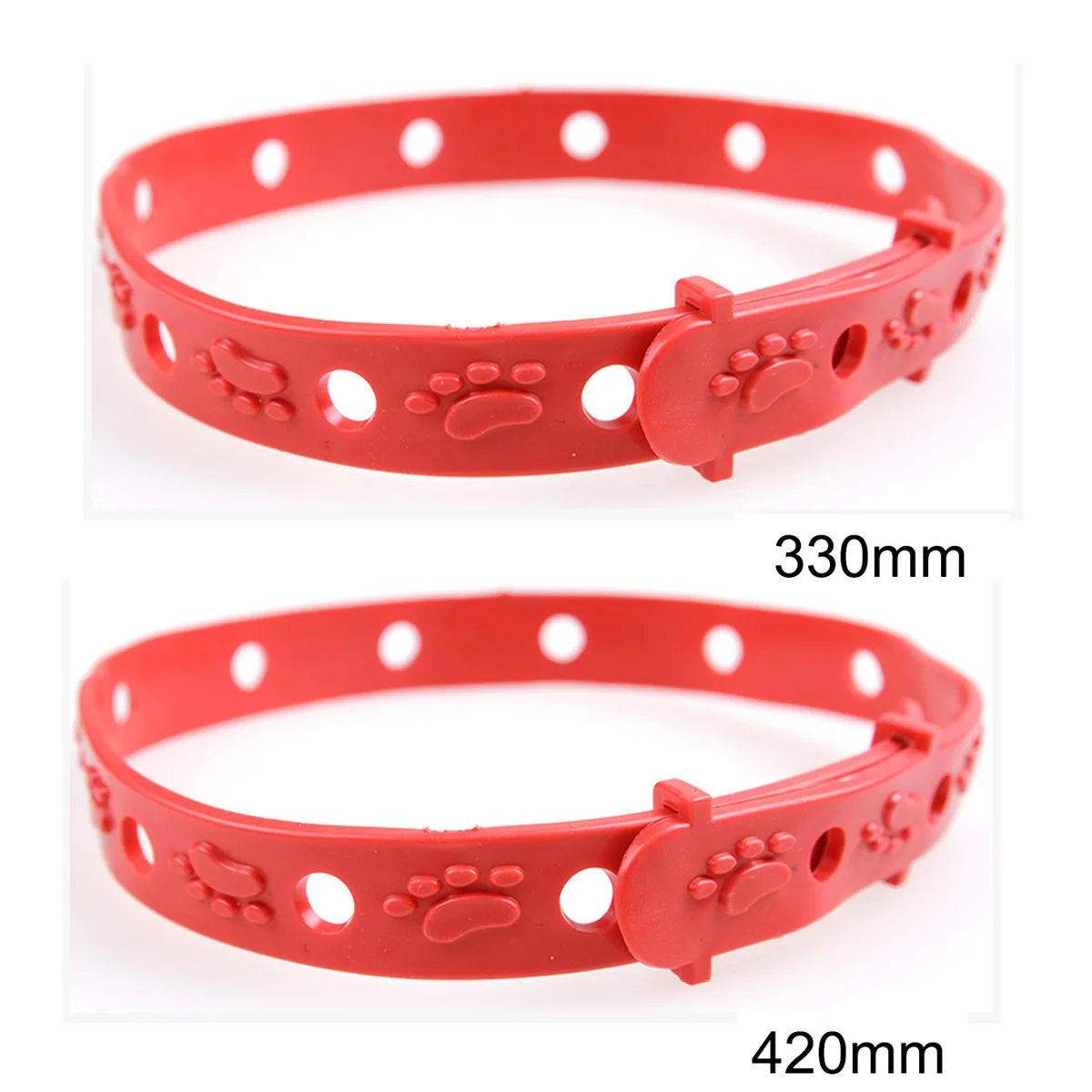 

Милые Мягкие ошейники для домашних животных с защитой от комаров и блох, силиконовые настраиваемые ошейники для собак и кошек