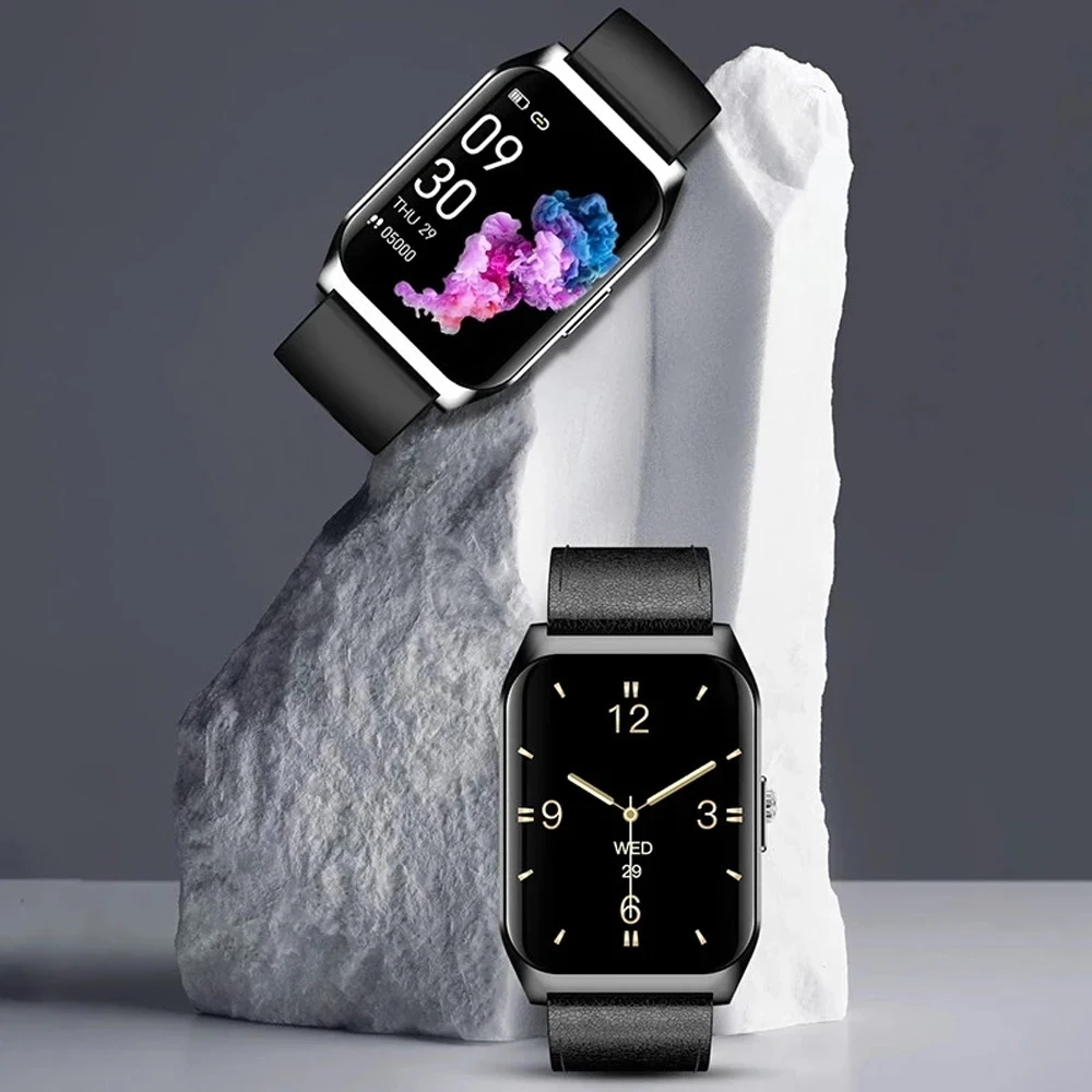 

Новинка, Модные Смарт-часы GTWIN E17, спортивные водонепроницаемые фитнес-часы с Bluetooth для звонков, мужские и женские музыкальные часы для телеф...