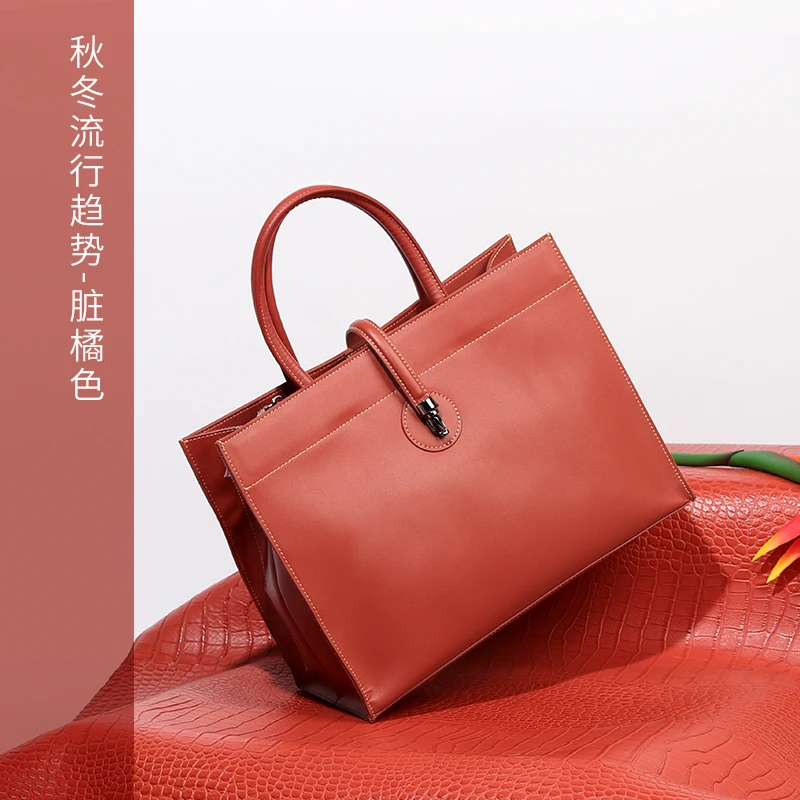 Роскошные дамские сумочки Модные Офисные Сумки из натуральной кожи для женщин