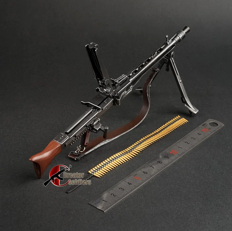 Автоматическая Сборная модель винтовки MG42 в масштабе 1/6 пластиковое оружие
