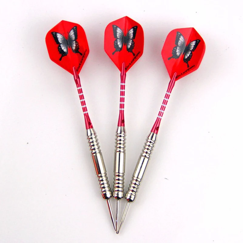 Высококачественный стальной наконечник 3 шт. около 26 г и красное кольцо/черный