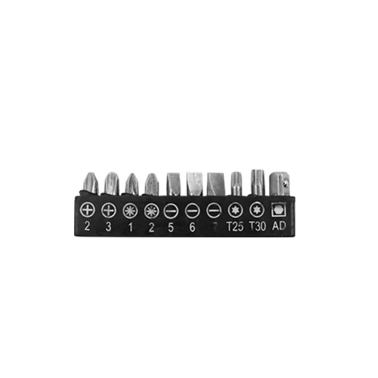 

Mini electric screwdriver set, rechargeable lithium electric drill, household screwdriver, twist drill bit ten-piece combination
