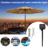 104 led solar power patio umbrella lights outdoor garden parasol fairy string lamp ip65 waterproof automatic solar parasol light