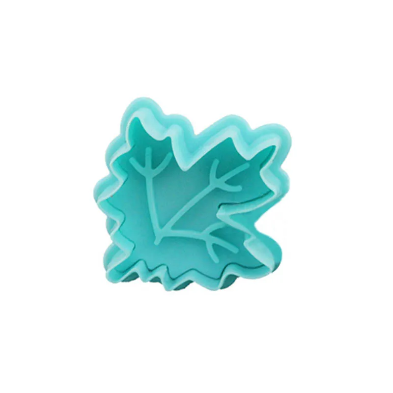 4 шт./компл. форма листа пищевой пластик для печенья тиснение выпечка помадки 3D