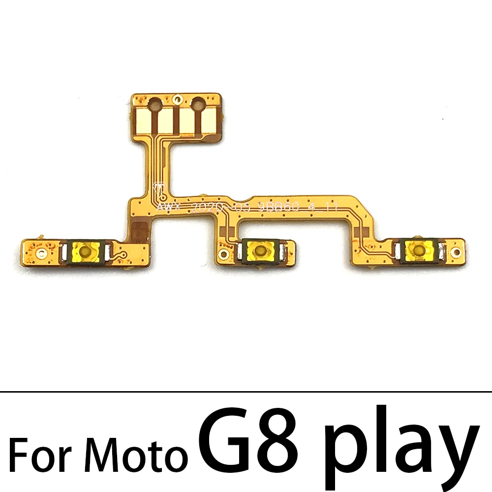 Боковая кнопка питания и громкости гибкий кабель для Motorola Moto G5 G6 G9 G7 G8 Play Plus Power Lite
