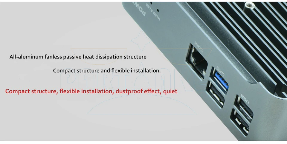 Причастником N1 Мини ПК Windows 10 Безвентиляторный Компьютер Intel J1900 N2805 i5 4210Y Nano Nuc Мини компьютер двойной Lan HDMI VGA VESA