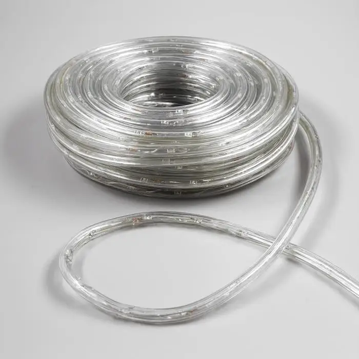 LED шнур 10 мм круглый 20 м чейзинг 2W LED/м 24 220V с контр. 8р ЖЕЛТЫЙ|Светодиодные ленты| |