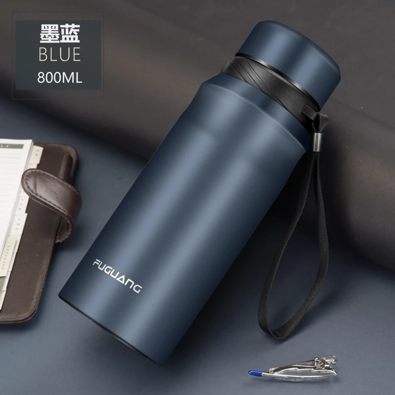 1000 мл Изолированная кружка из нержавеющей стали термос дорожная для кофе