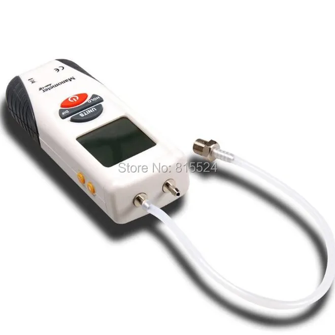 HT-1891 Digital Manometer Air Pressure Meter Differential Gauge Kit 55H2O to +55H2O Data Hold Medidor Presion | Инструменты