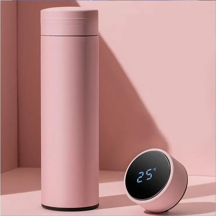 Термос из нержавеющей стали с дисплеем температуры 304 450 мл|Бутылки для воды| |
