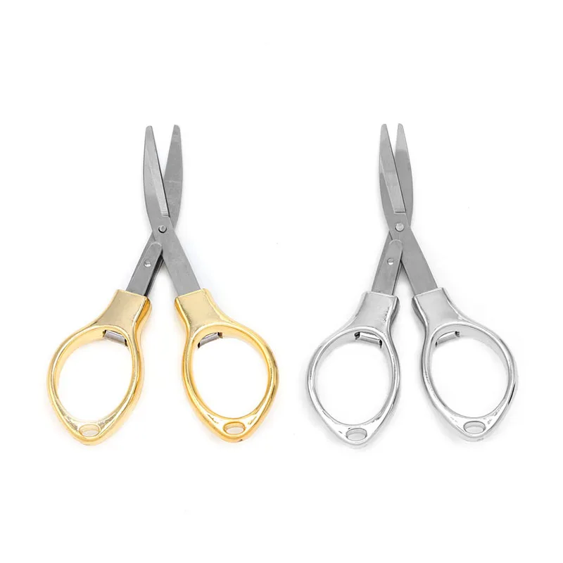Складные мини ножницы из нержавеющей стали для рыбалки инструмент кемпинга C90A