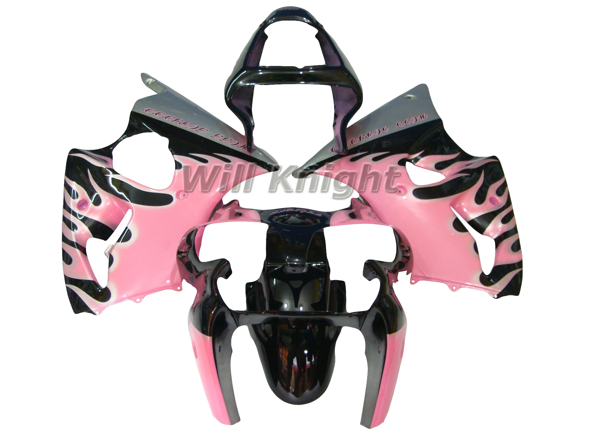 ABS Inejction Body Kit для Kawasaki ZX 6R 2000 2001 2002 ZX6R 00 01 02 White Flame|Полные комплекты обтекателей| |