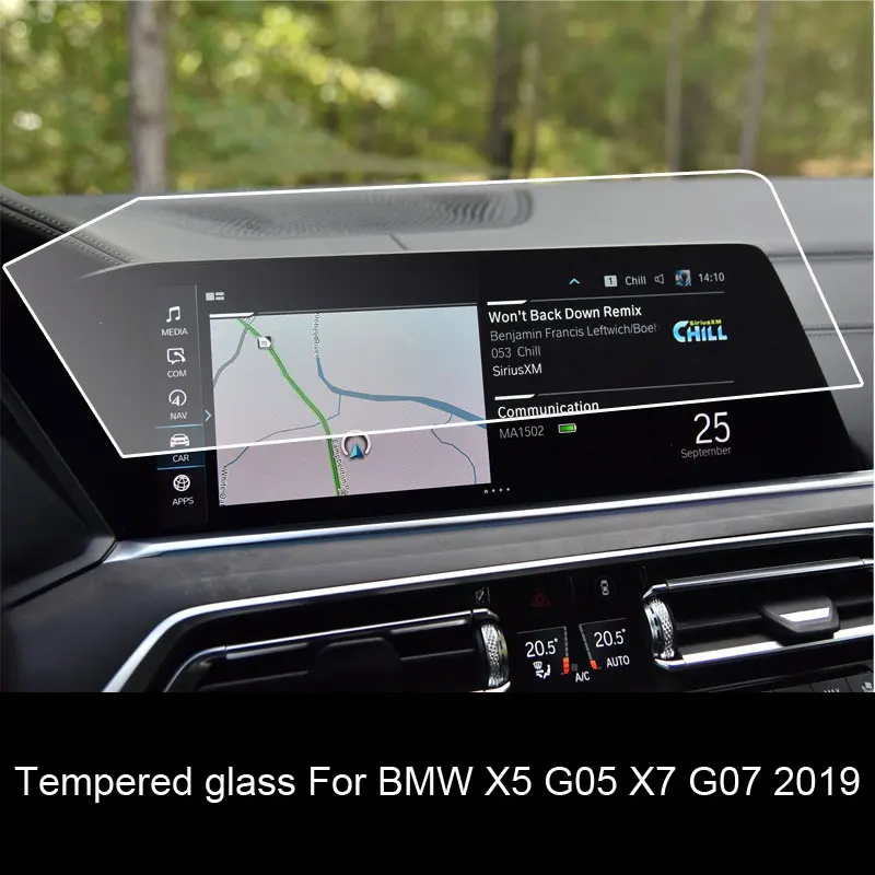 

Car Tempered Glass Navigation Screen Protective Film GPS Multimedia LCD Guard For BMW X5 G05 X7 G07 2019 Interior Accessories
