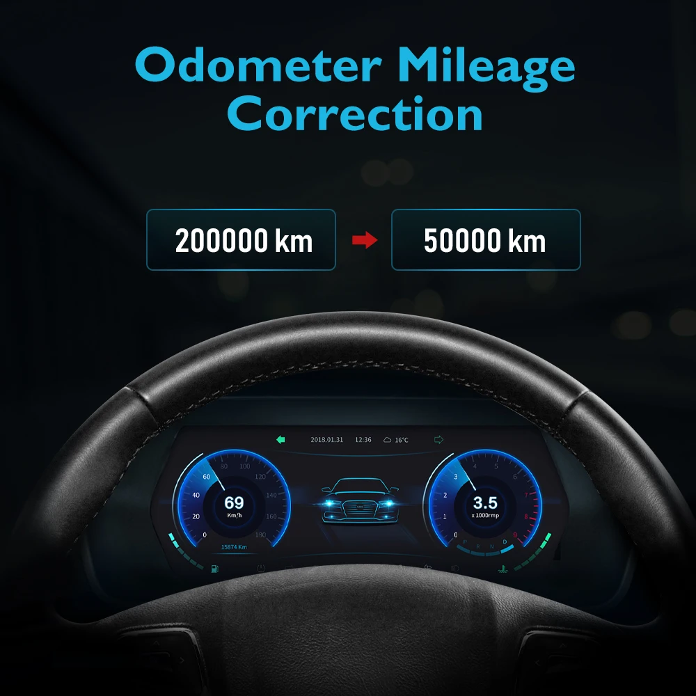 OBDPROG Doctor M500 OBD2 сканер коррекция одометра Регулировка пробега OBD 2 сброс