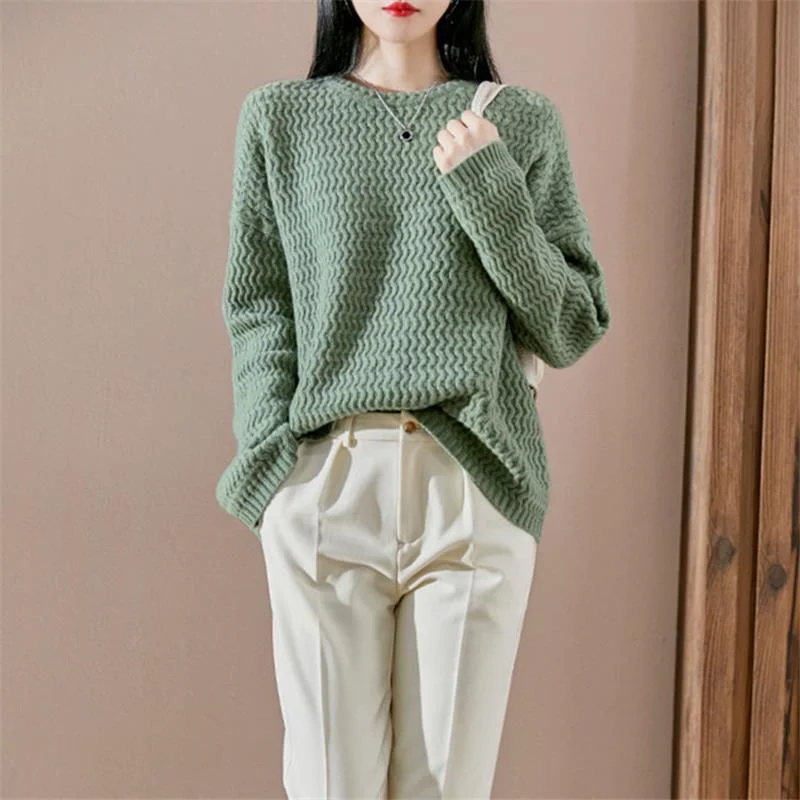 

Вязаный новый свитер, женский корейский джемпер, шикарный топ, женский сексуальный винтажный вязаный свитер, базовая женская модель