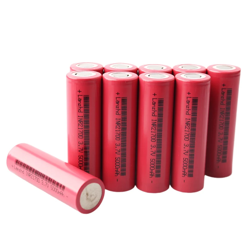 

6PCS 21700 5C batteries 5000mah lithium Li-lon 3.7V battery for flashlight Toy tools LED lamp mobile solar