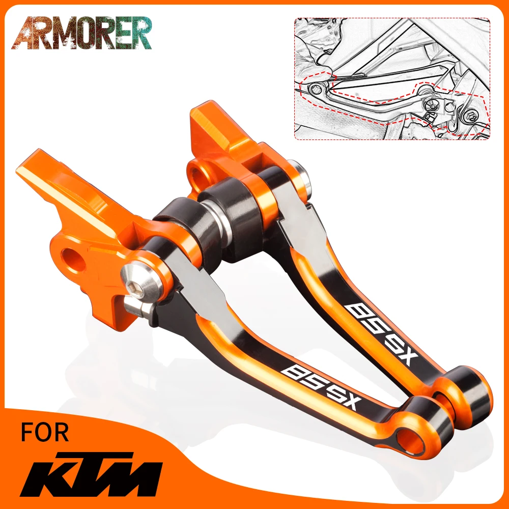 

Motorcycle Accessories For KTM 65SX 2014 - 2021 85SX 2013 - 2020 CNC Aluminum Pivot Clutch Brake Lever 2015 2016 2017 2018 2019