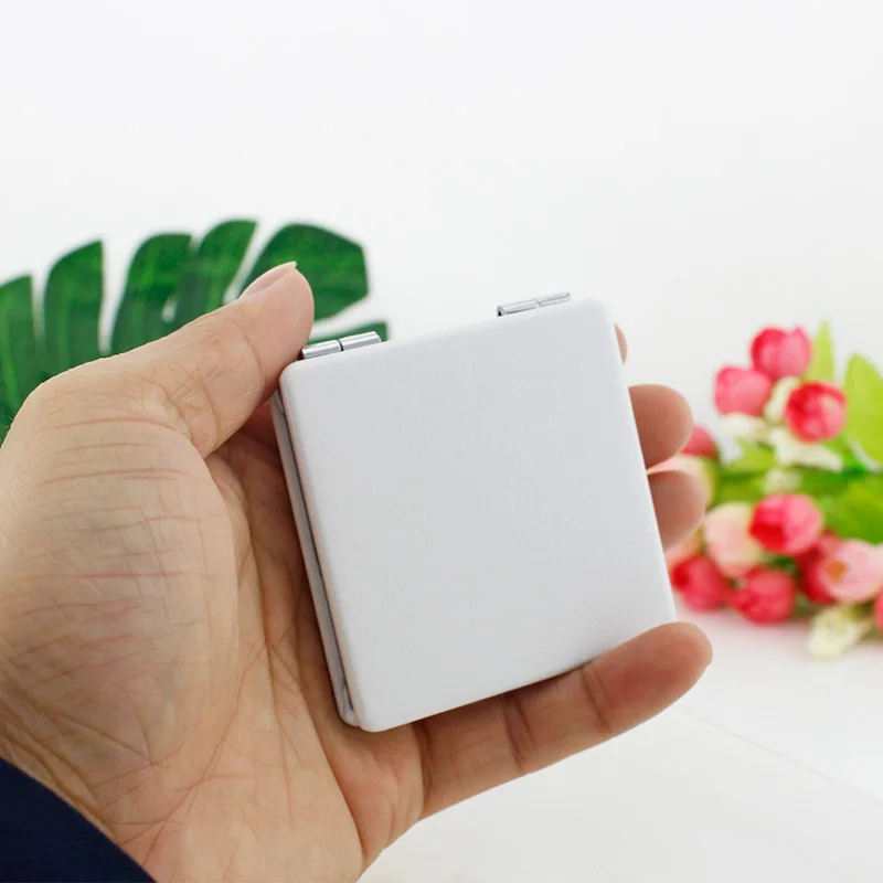 Винтажные карманные зеркала Youhaken с одуванчиком складные квадратные мини для