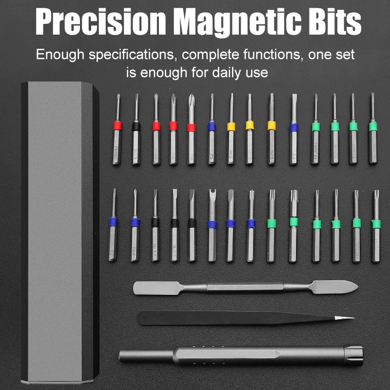 

Detachable Screwdriver Set Multifunction Precision Magnetic Drill Bit Screwdriver Kit Universal Household Toolbox Repair Tools