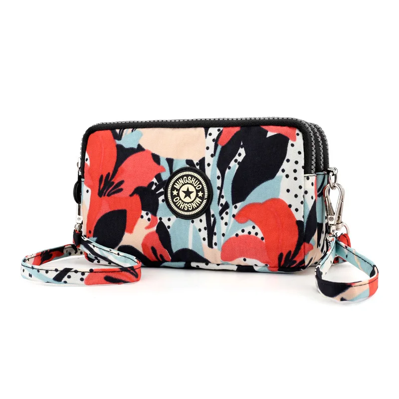 New Trendy Three-layer Women Sports Wallets Crossbody Mobile Phone Bag Pouch Messenger Clutch Coin Purse Outdoor Handbag | Багаж и сумки
