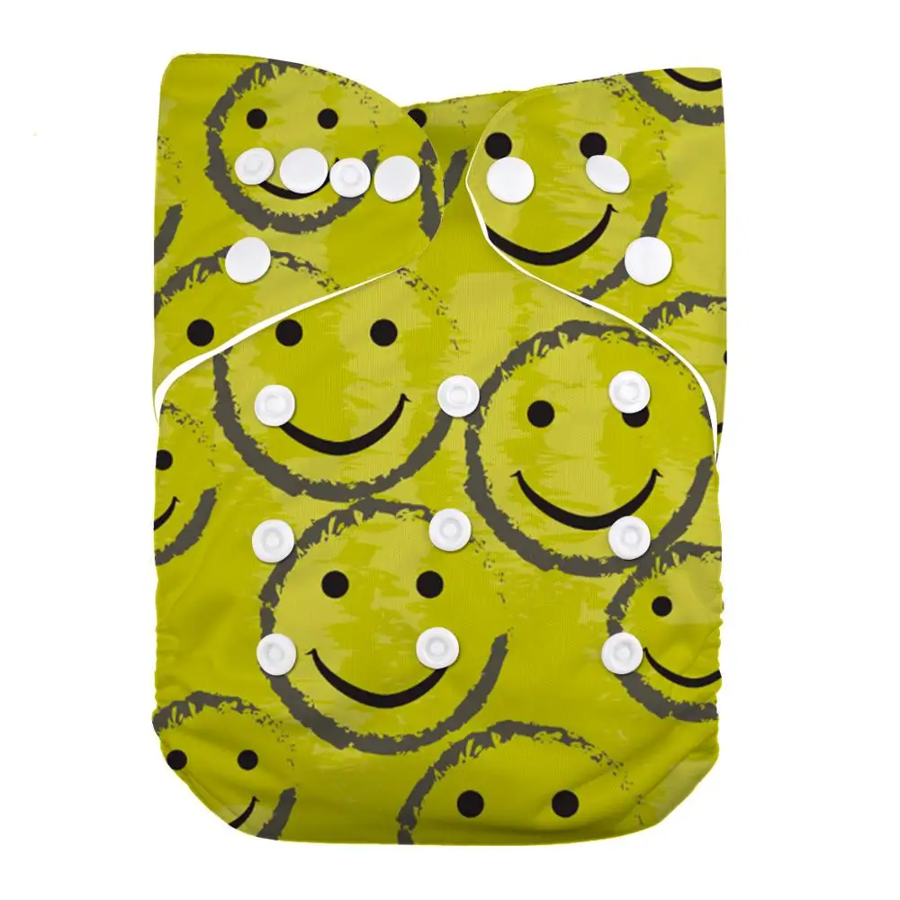 BL76 LilBit детские новые печатные дизайн многоразовые моющиеся один размер ткань пеленки - Цвет: BL76