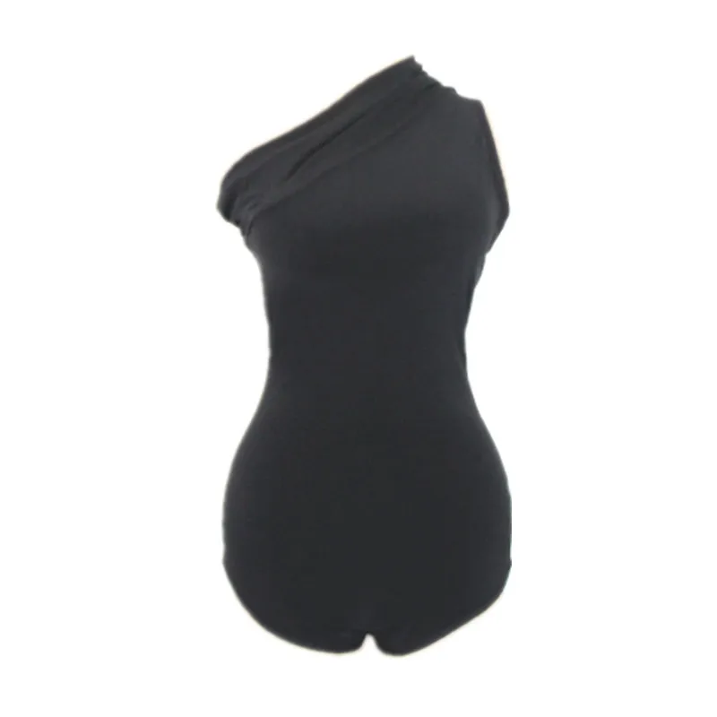 

Latin Dance Tops Women Latin Competitions Costumes Latin Black Jumpsuit Tops Tango/Salsa/Samba Dance Practice Clothes DQL406