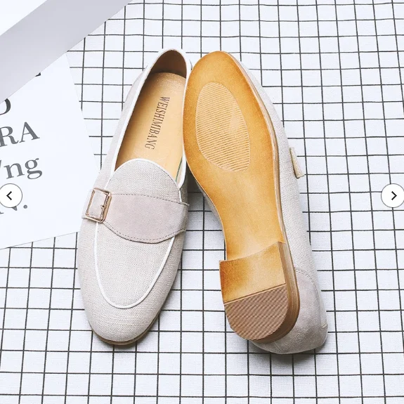 

Men Fashion Shoes Low Heel Loafers Shoes Dress Shoes Brogue Shoes Spring Ankle Boots Vintage Classic Male Casual YK404