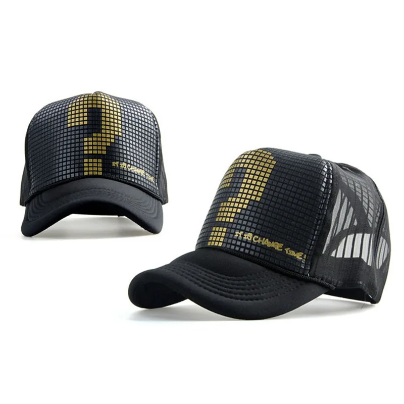 

Men Women Classic Baseball Golf Mesh Cap Trucker Adjustable Snapback Hat RXBB